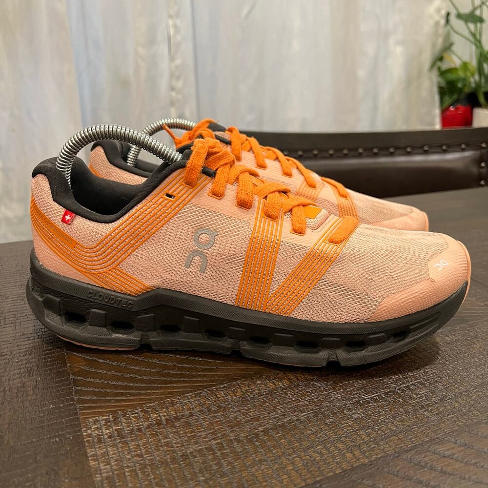 the On Cloudgo 'Rose Magnet' running shoes orange 10 women